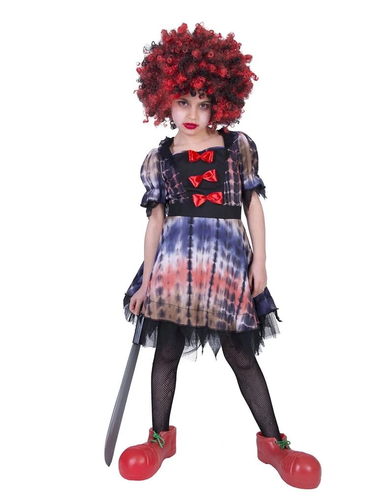 Creepy Clown pak Luna meisje