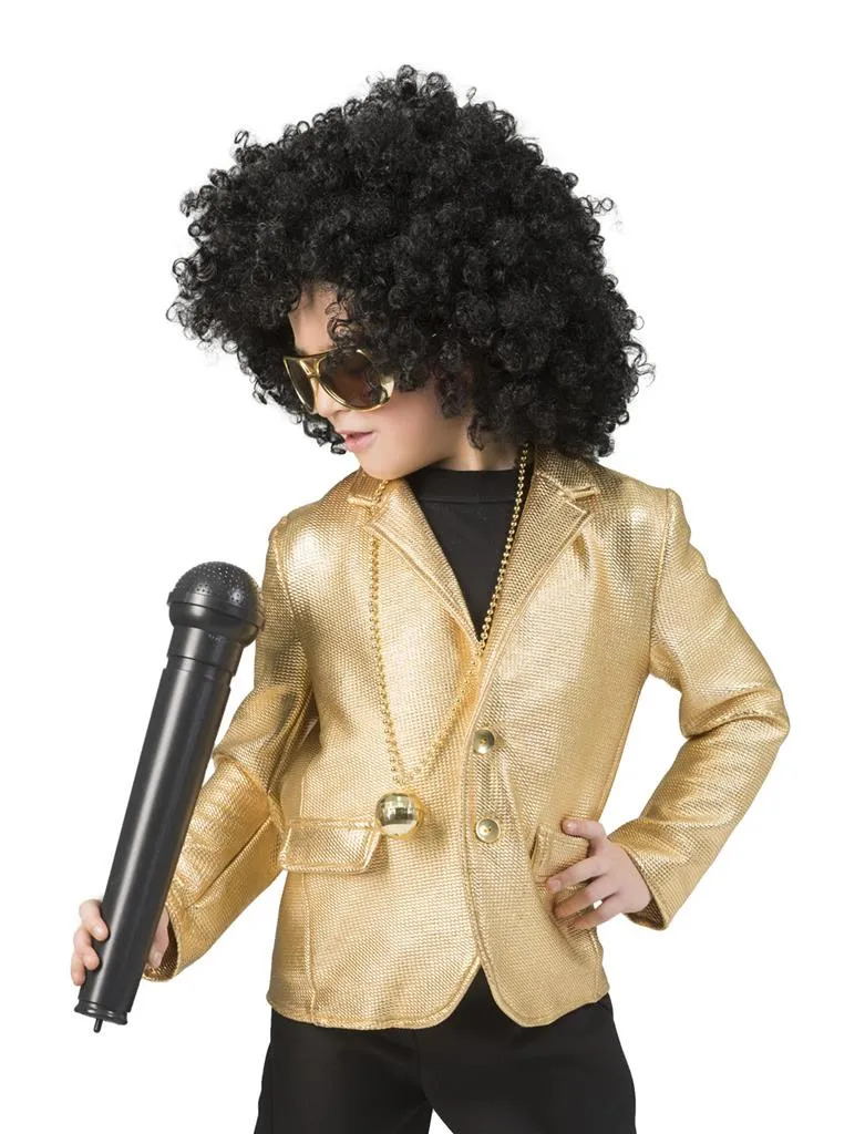 Disco Fever jas goud Jeff kinderen