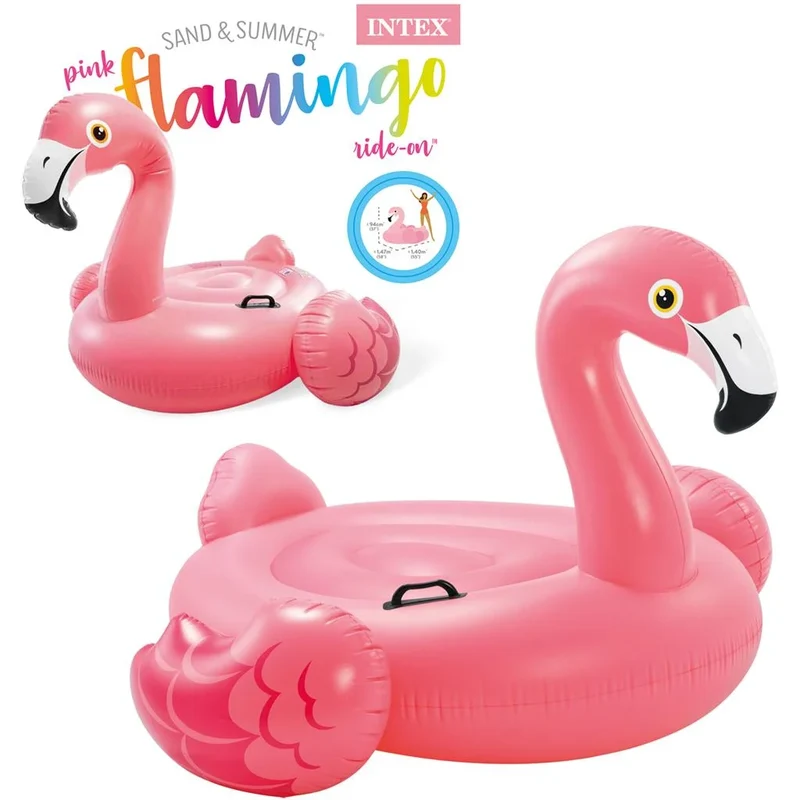 Flamingo opblaasbaar (142x97cm)