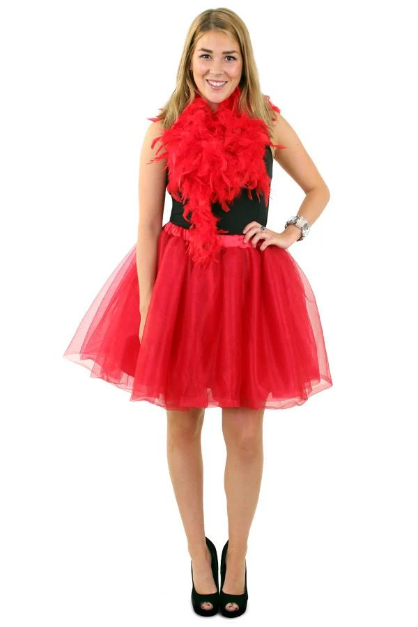 Tule rok Denise deluxe rood