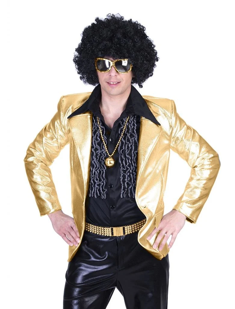 Disco Fever jasje goud heren