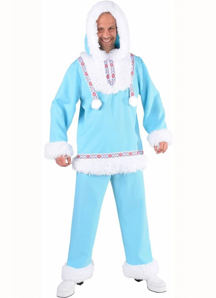 Eskimo kostuum Ice-Blue man