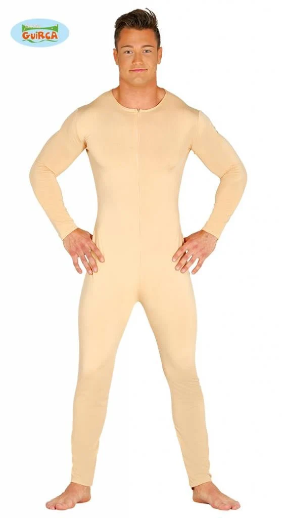 Jumpsuit Huidskleur Naaktpak Heren