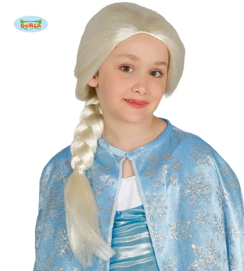 Pruik Elza Frozen kind