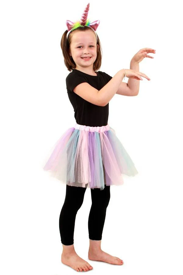 Tule rokje pastel unicorn kids