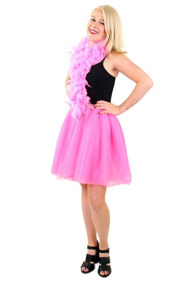 Roze tule rok Britt pink dames