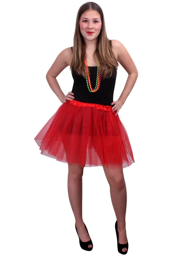 Tule rokje Denise rood dames