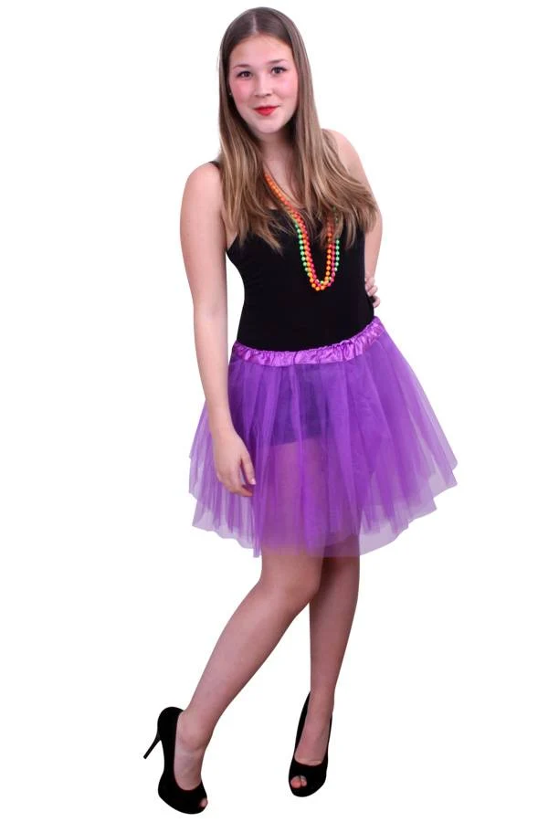 Tule rokje Nina paars dames