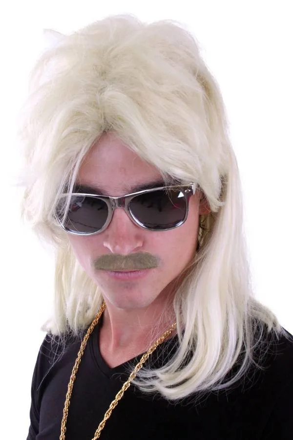 Herenpruik met matje blond