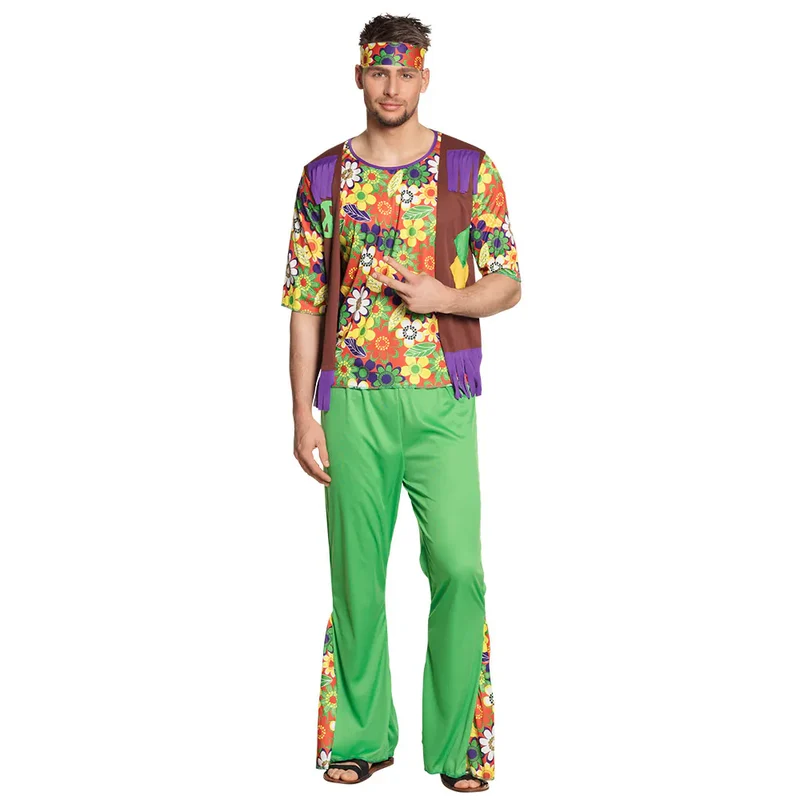 Hippie kostuum man woodstock