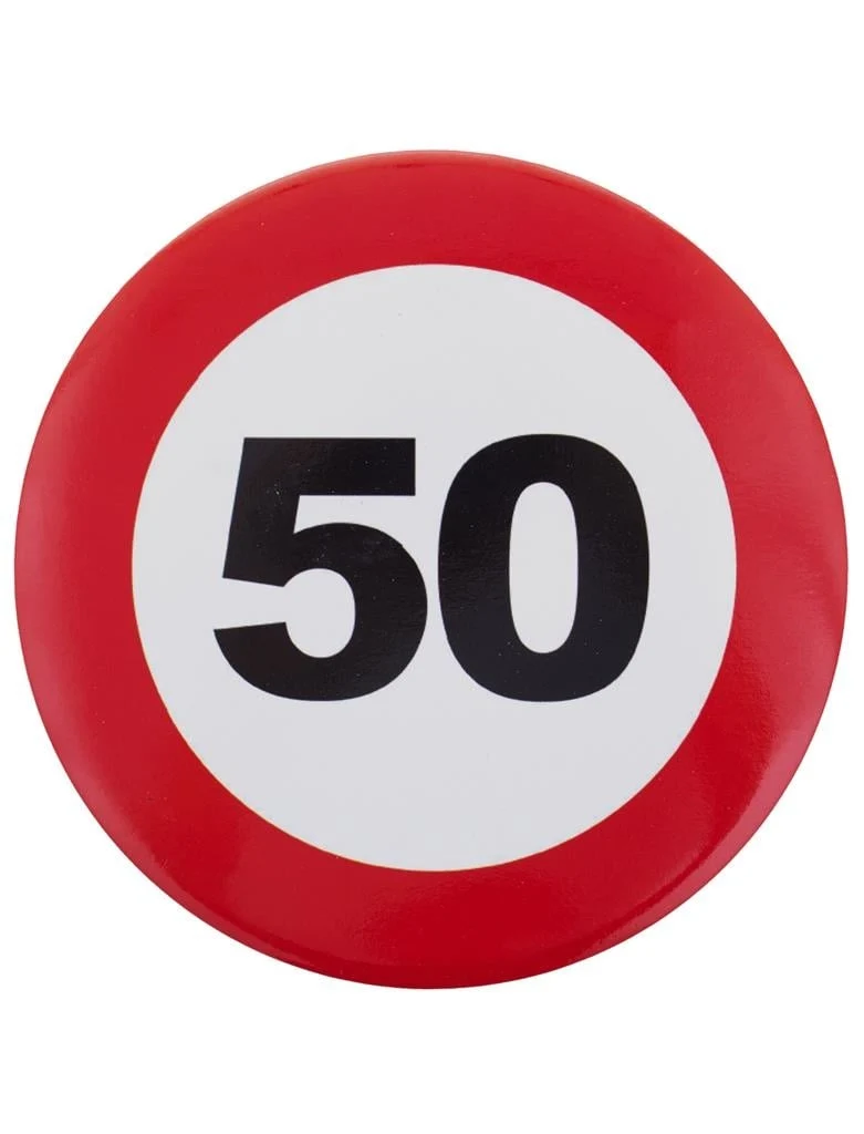 Button 50 jaar feest