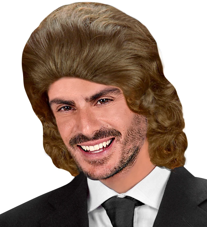 pruik frankie bruin in doos