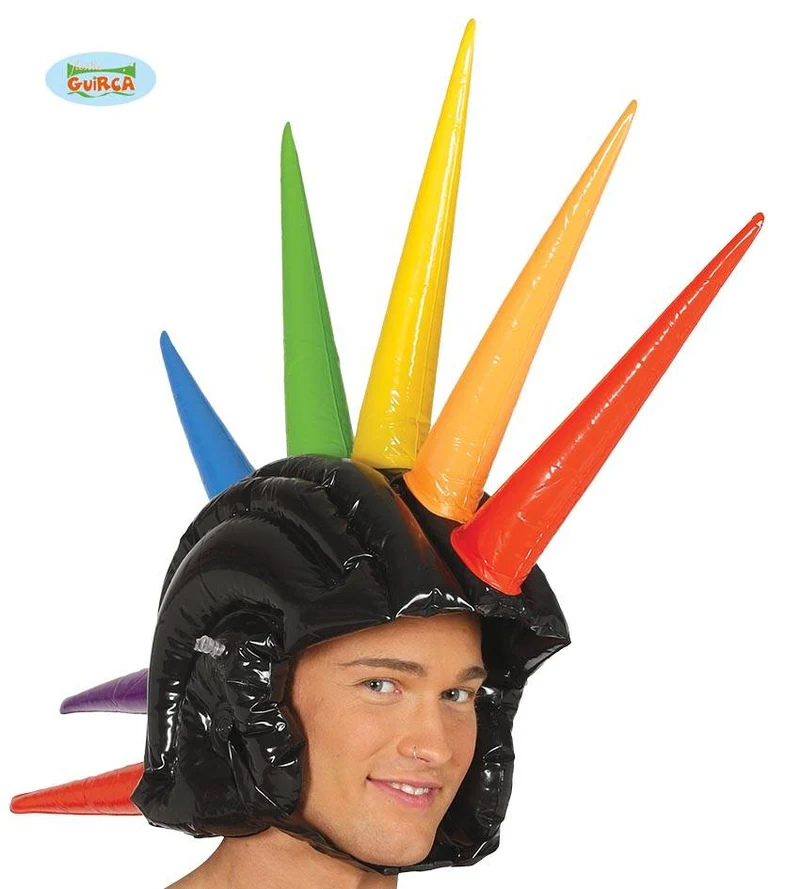 Opblaasbare Mohawk multikleur