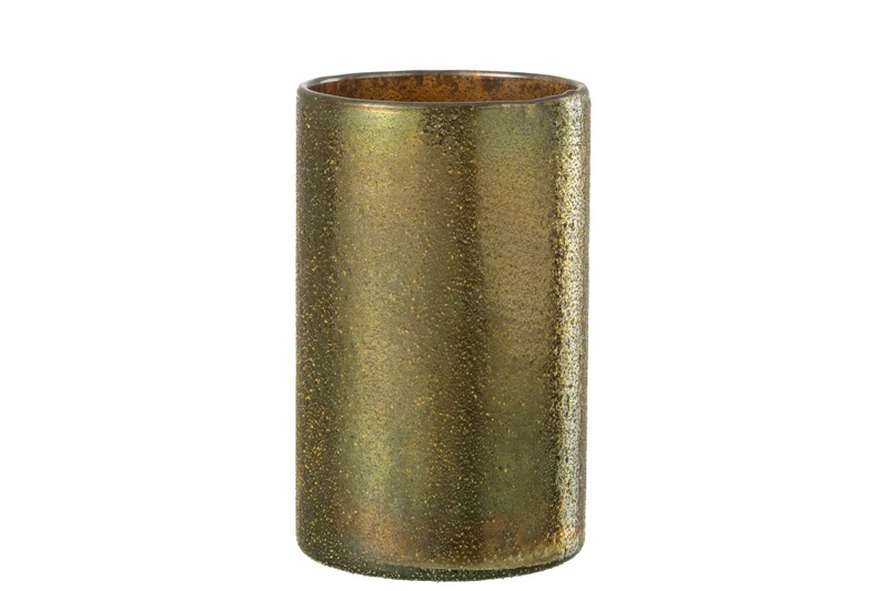 J-Line windlicht Spiegel - glas - goud - large