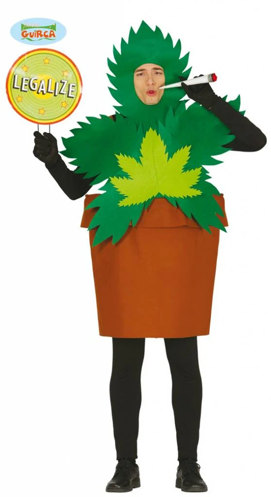 Wietplant kostuum