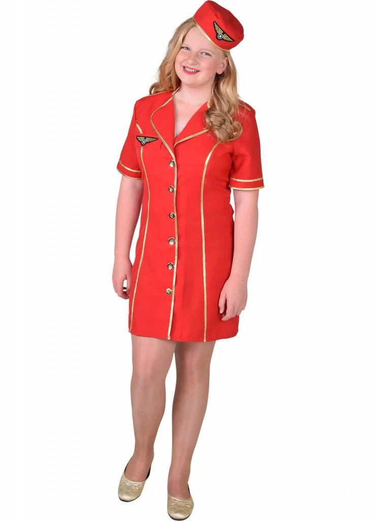 Stewardess kostuum meisje