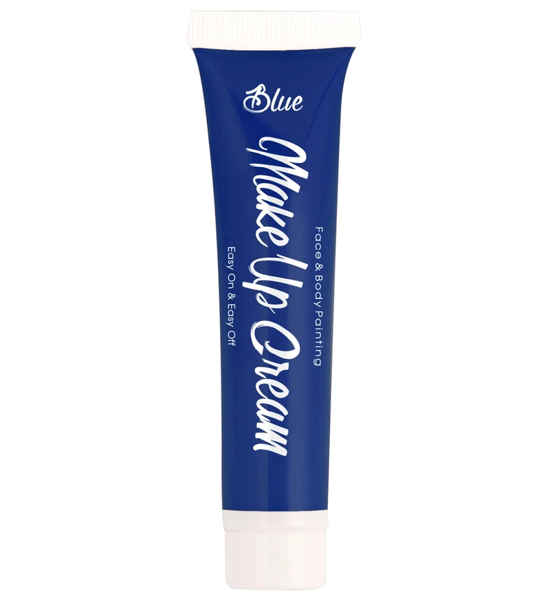 tube make-up blauw
