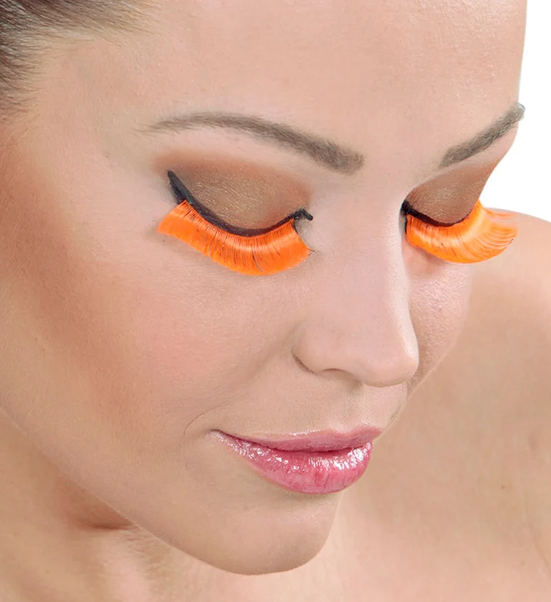 oogwimpers oranje