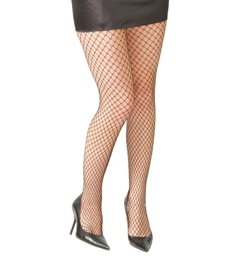 Panty visnet zwart