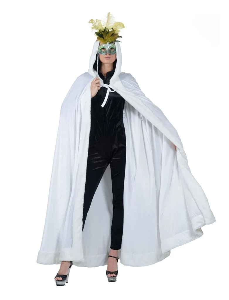Witte Venetiaanse cape