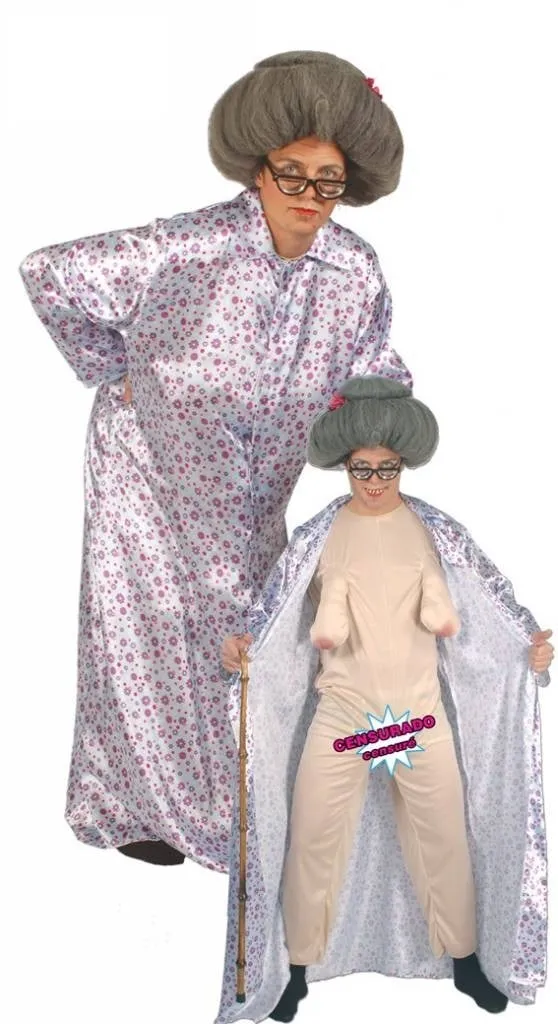 Sexy foute Oma kostuum
