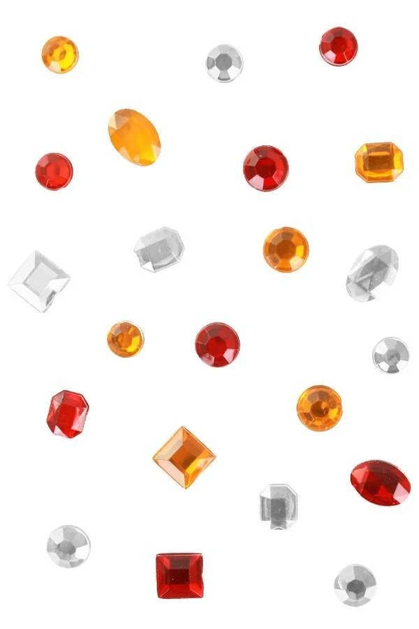 Stenen rood-wit-geel 200 gram