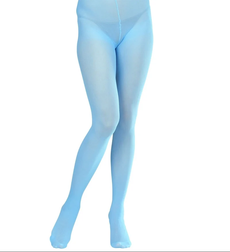 Panty azuurblauw