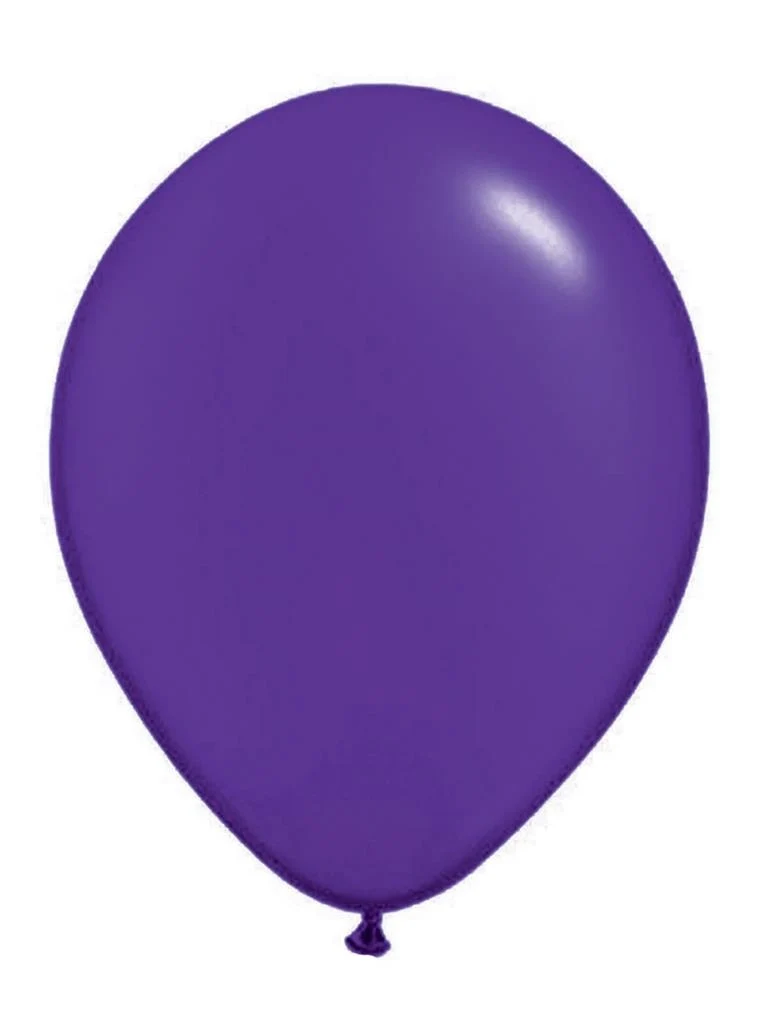 Paarse latex ballonnen 100st.