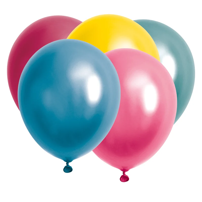 Metallic gekleurde ballonnen 40st