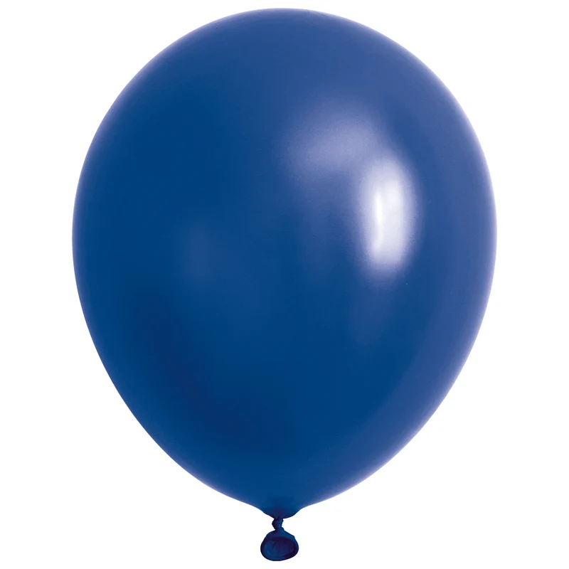 Blauwe latex ballonnen 40st