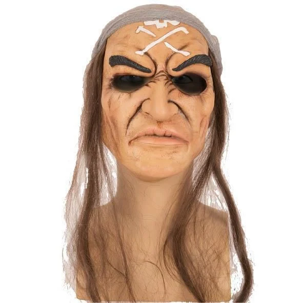 Piraten masker met haar