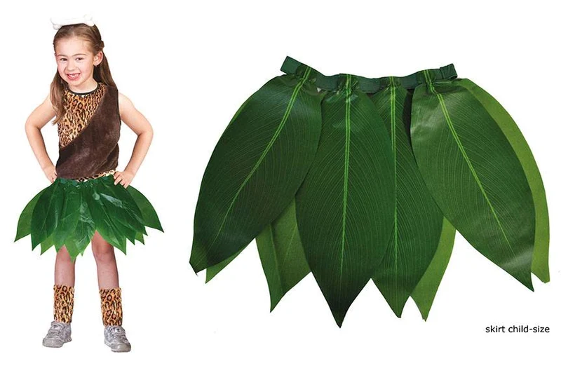 Hawaii Jungle rok groene bladeren kind