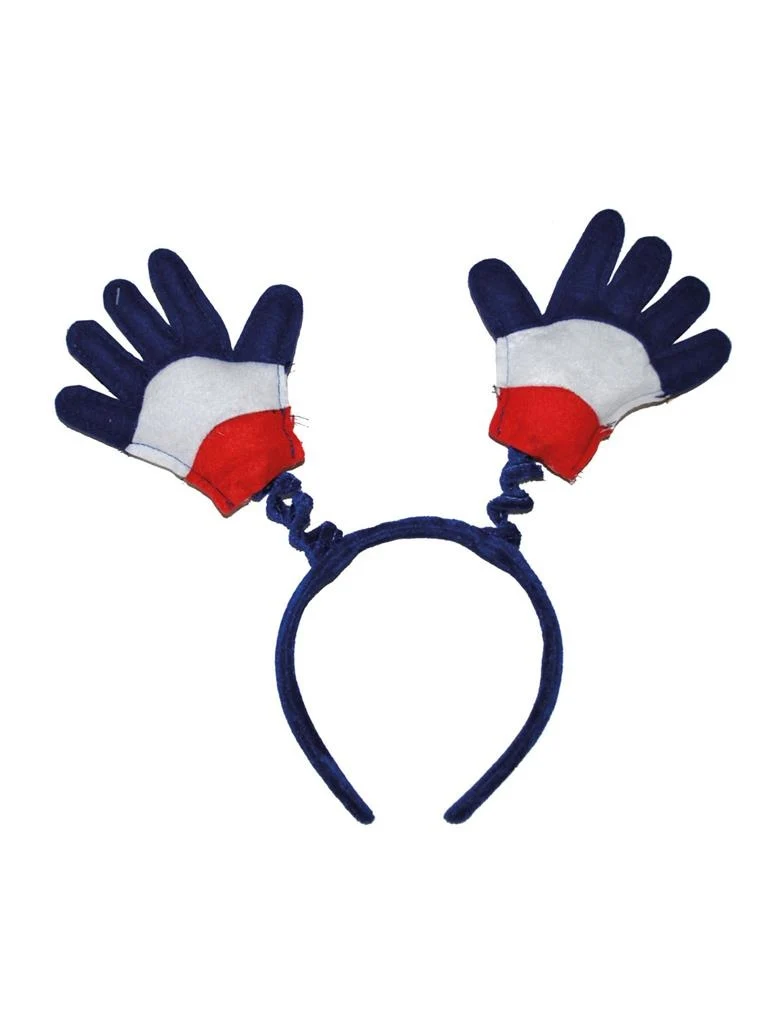 Diadeem met handen rood wit blauw