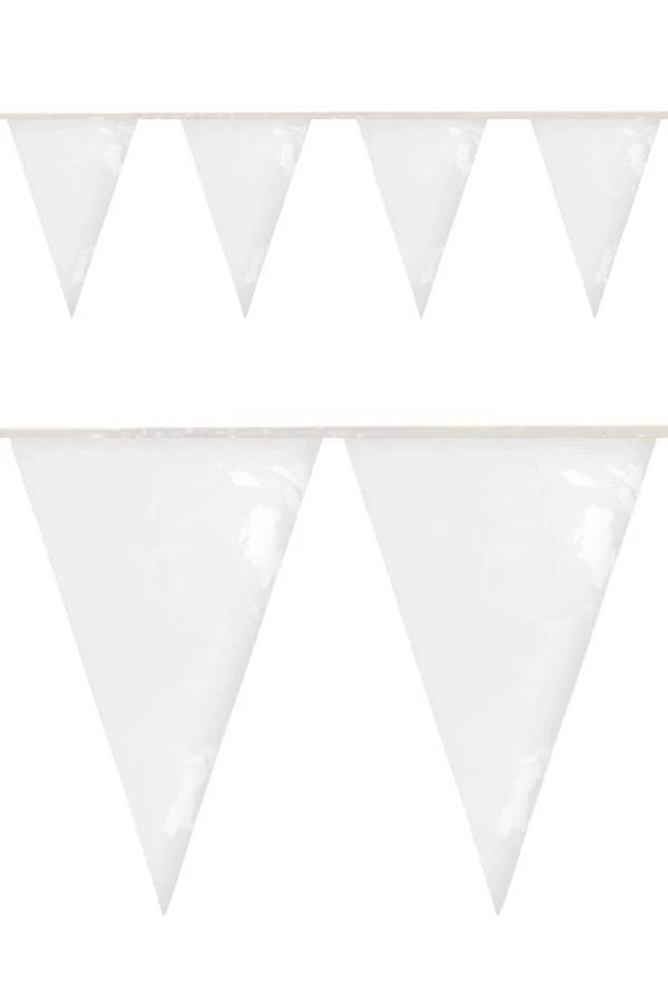 PVC vlaggenlijn wit 10 meter