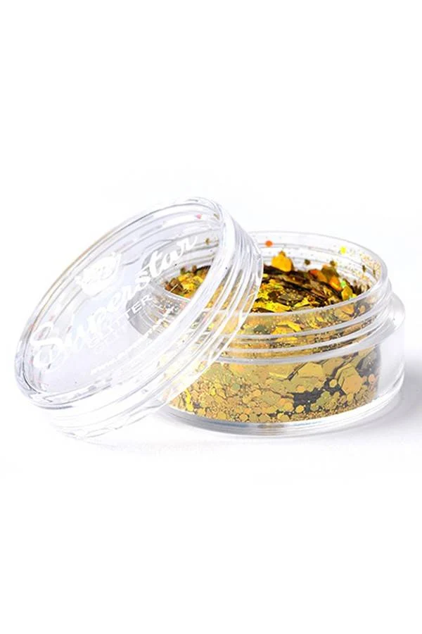 Chunky Glitters laser goud 8 ml Superstar