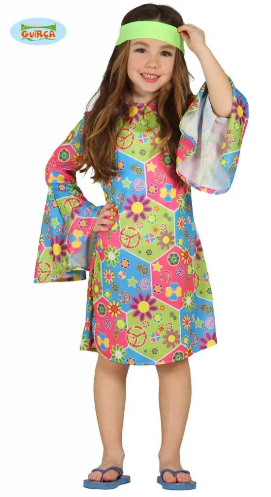 Hippie meisje flower power