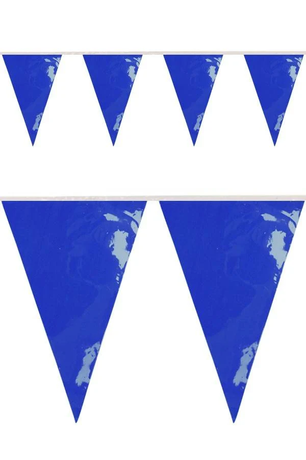 PVC vlaggenlijn blauw 10 meter