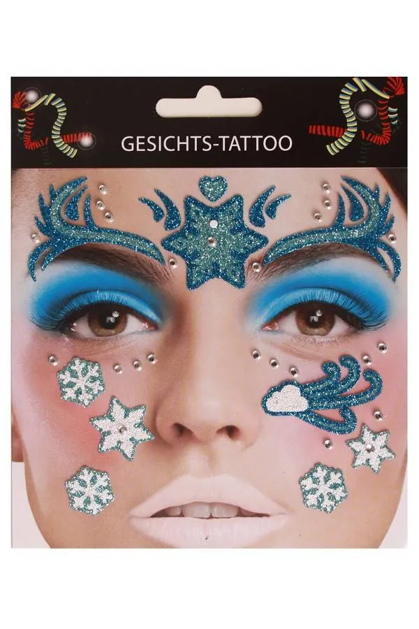 Gezicht stickers Ijsprinses Lily