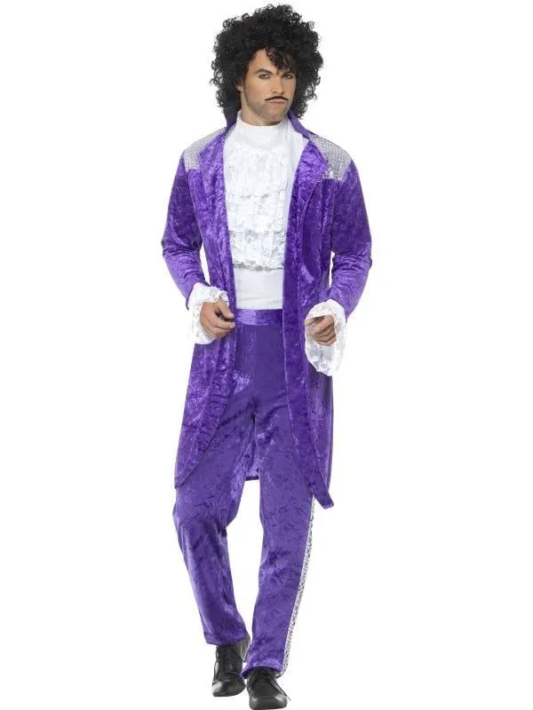 80's Purple Prince kostuum