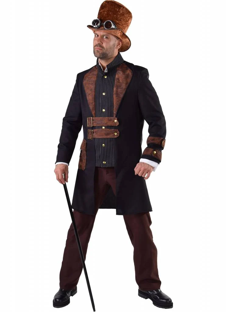 Steampunk heer kostuum elite