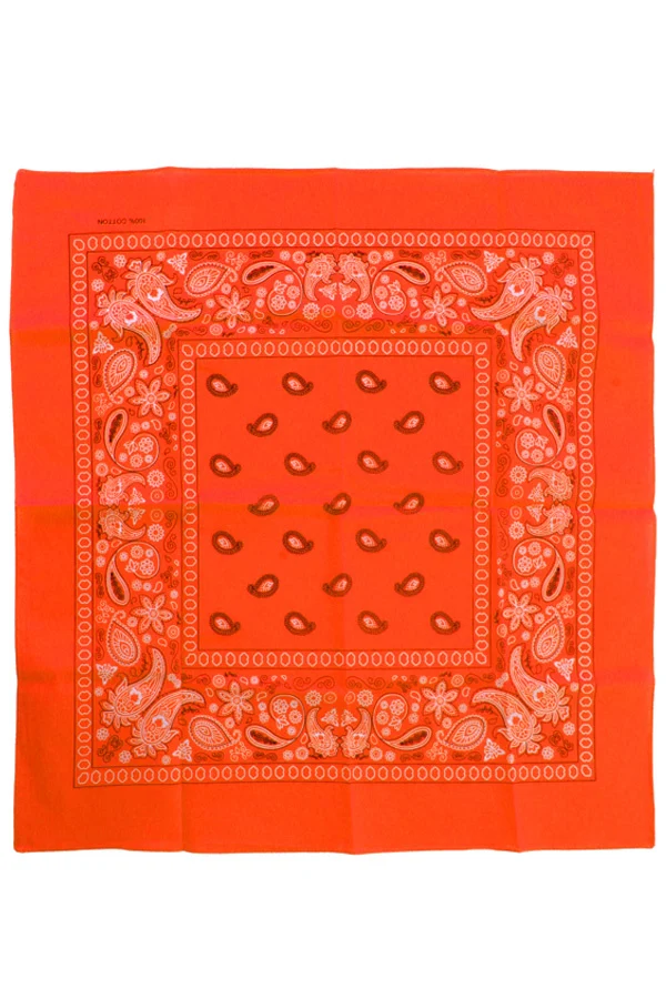 Bandana Fluor oranje 53 x 53 cm