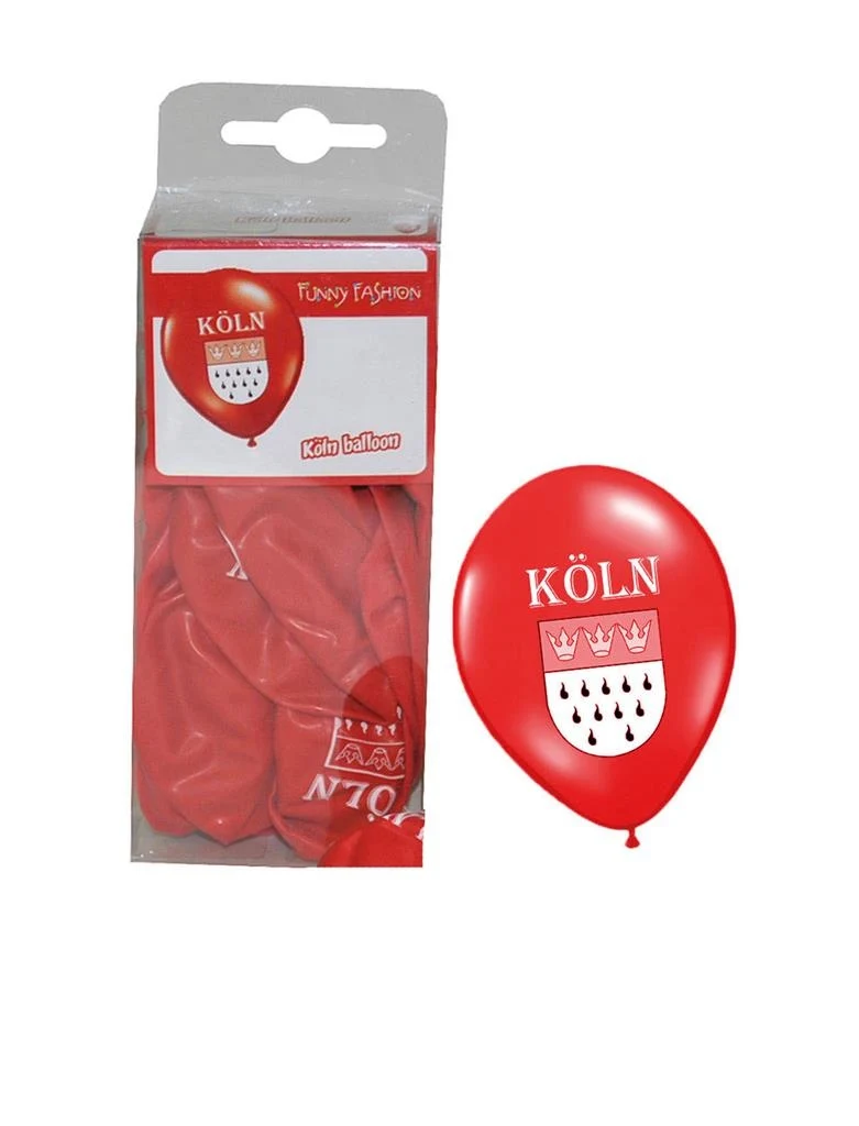 Rode Keulse ballonnen 12st