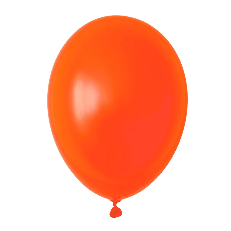 Oranje latex ballonnen 100st.