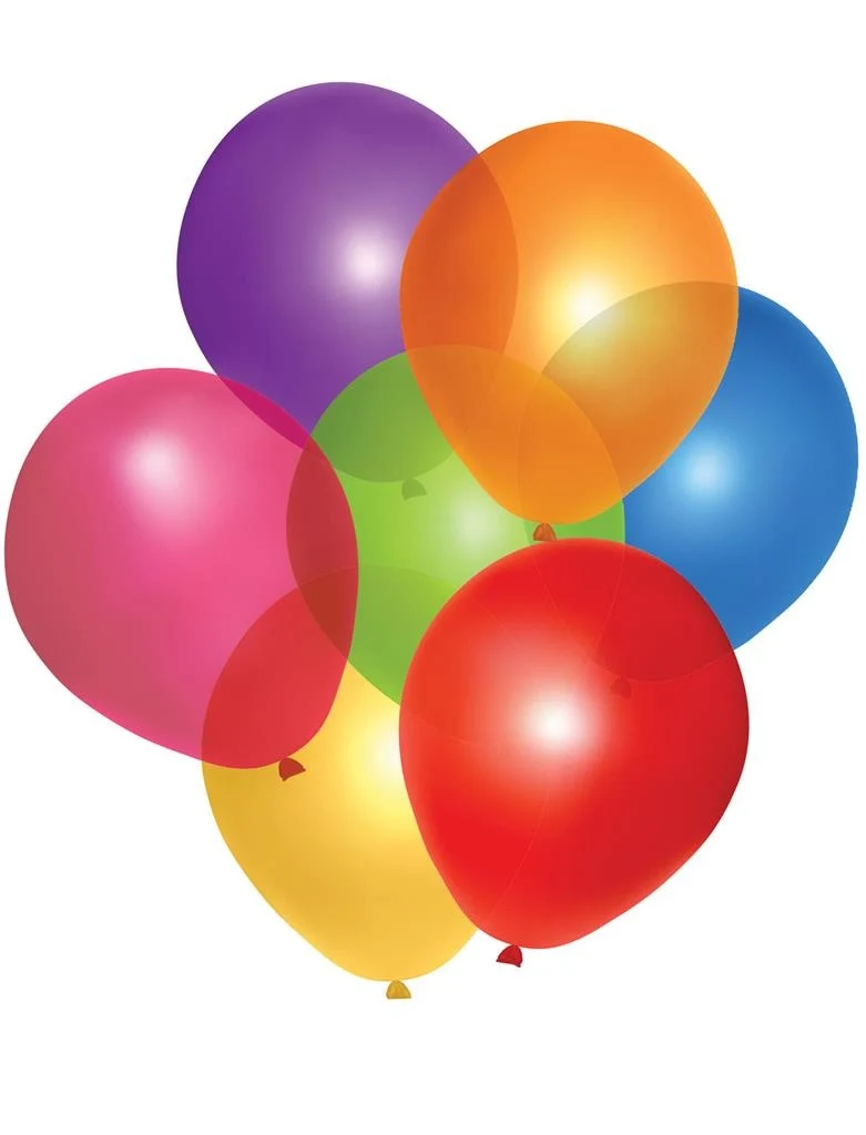Latex ballonnen multicolor 100st.
