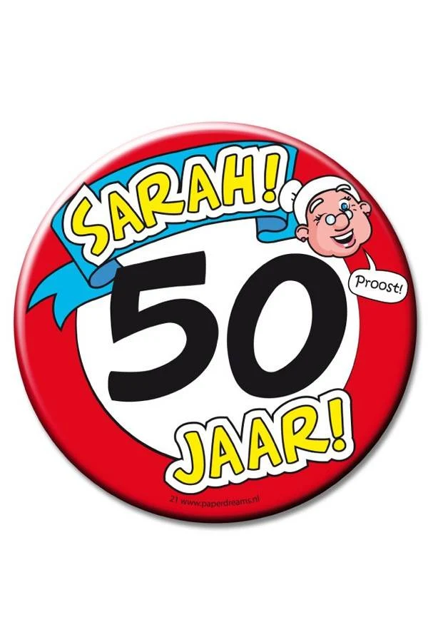 XL Button 50 SARAH