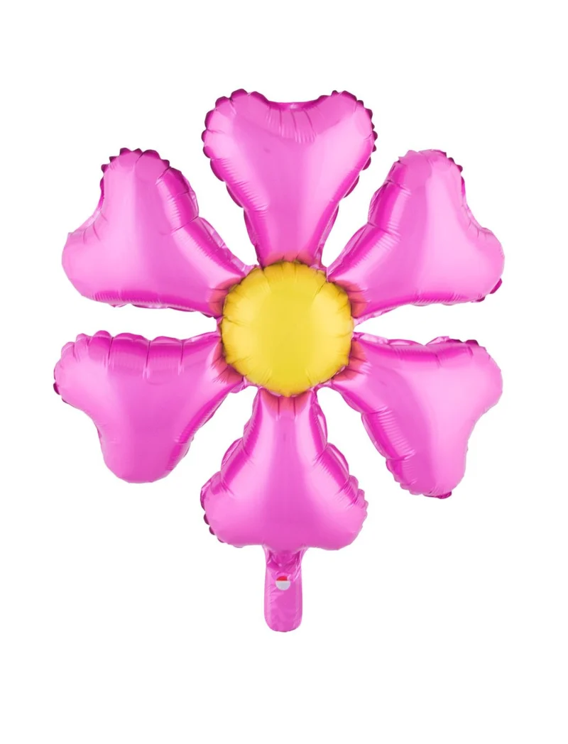 Folie ballon roze bloem