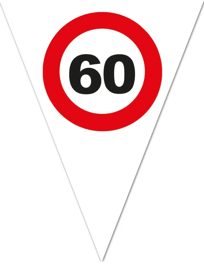 Vlaggenlijn 60 jaar verkeersborden