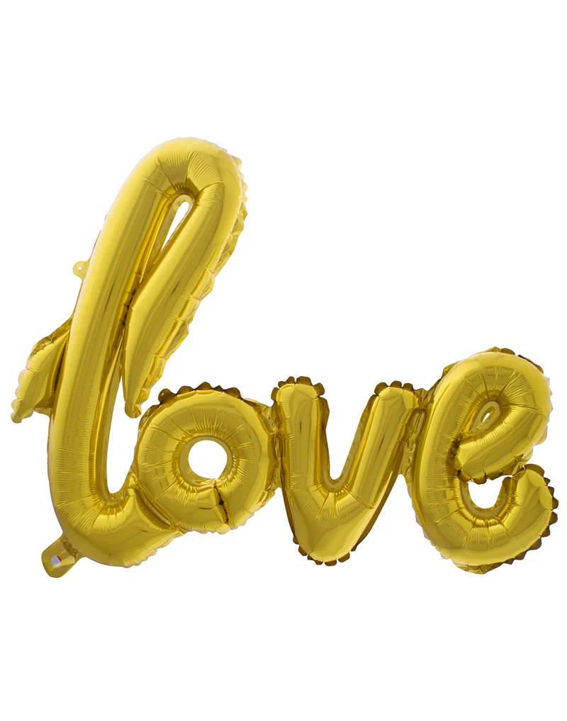 Folie ballon LOVE in goud