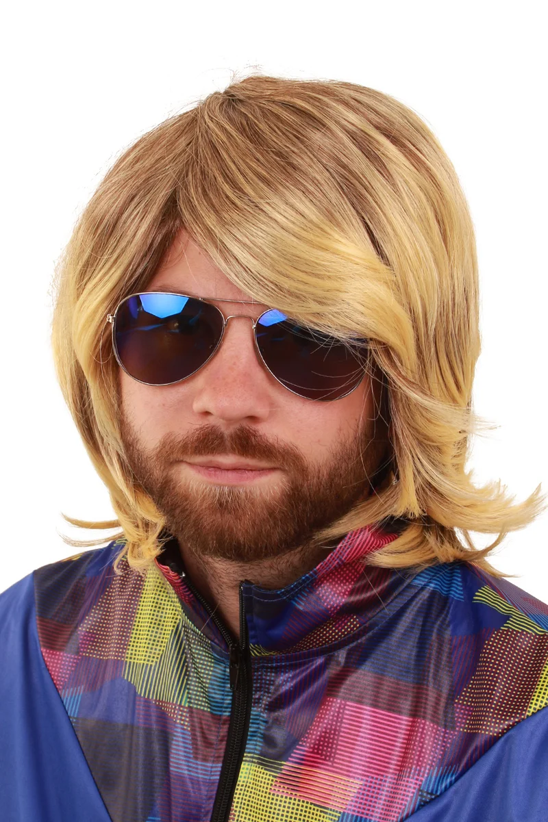 Pruik Mario blond