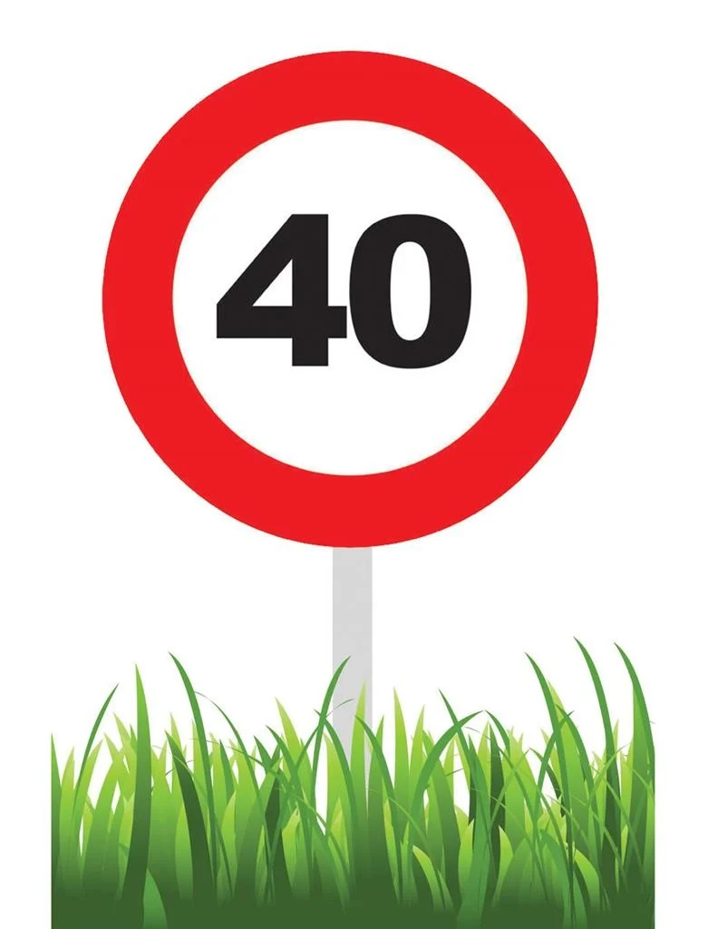 Party tuinbord 40 jaar